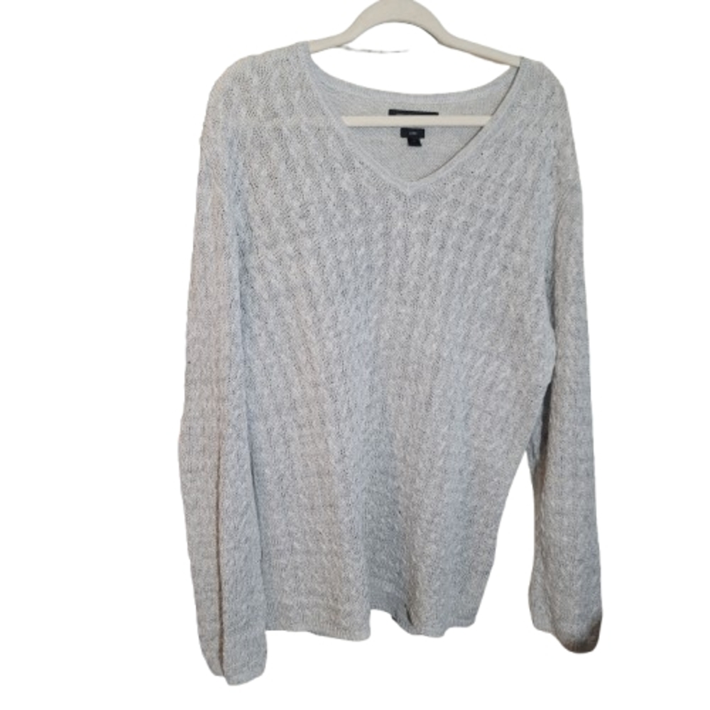 John Varvatos V-Neck Sweater - Gray